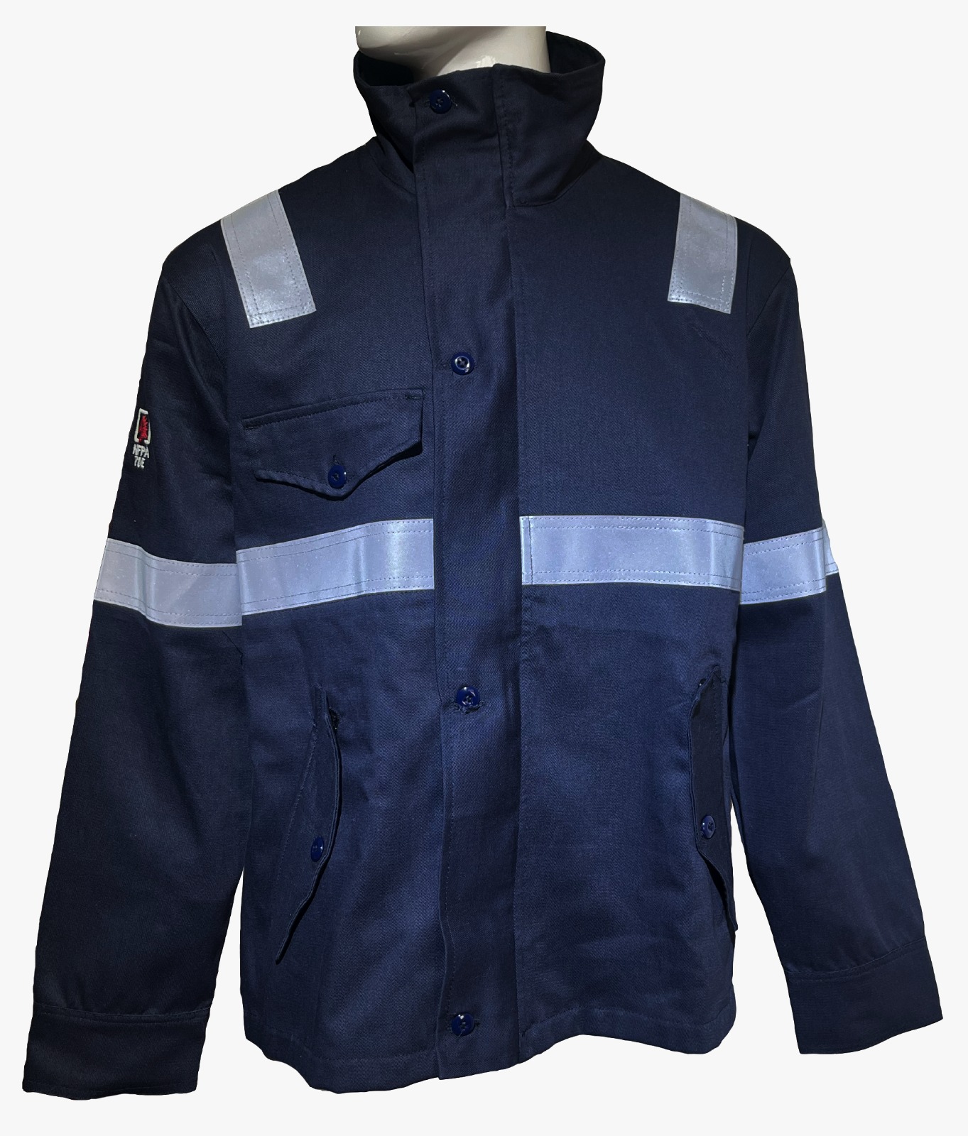 Chaqueta ignífuga modelo Apolo (AITEX) - Frente